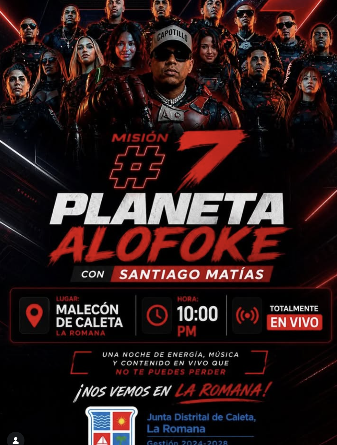 Caleta se prepara para recibir la histórica transmisión de “Misión #7” junto a Santiago Matías